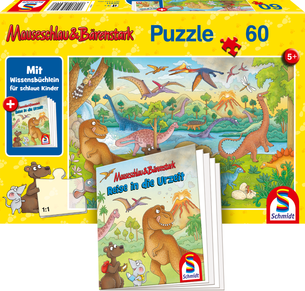 Puzzle Packung Reise in die Urzeit