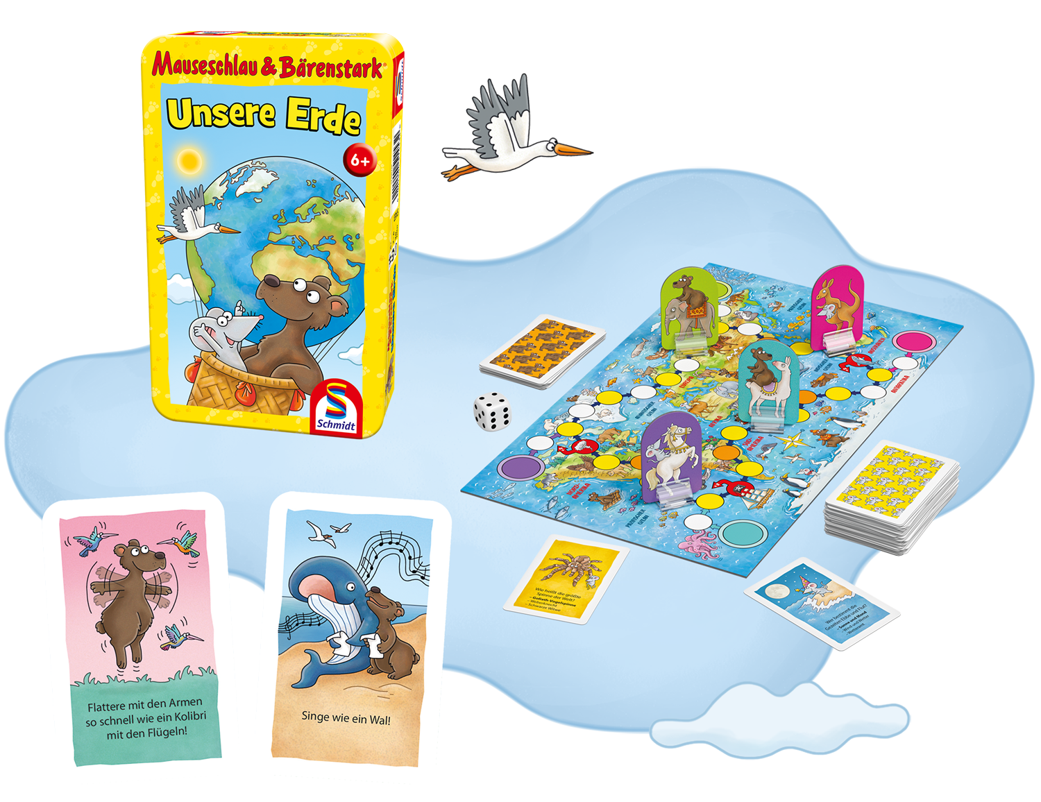 Alle Elemente des Spieles unsere Erde